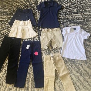 Lot of girls school uniforms